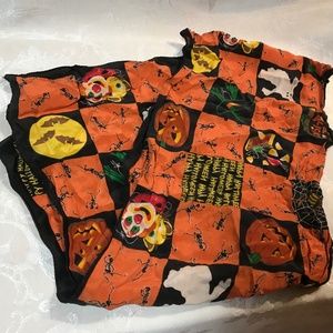 Vintage Halloween Scarf- Silk